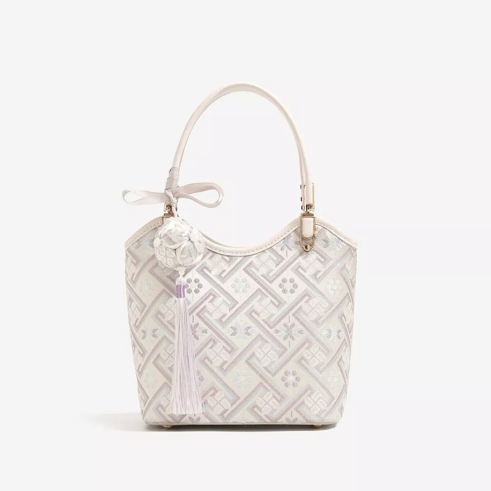Geometric Pattern Handbag, image 4