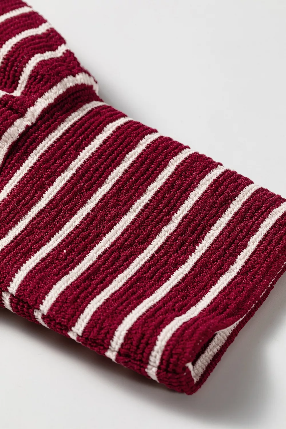 Stripe Drop Shoulder Long Sleeve Top, image 8
