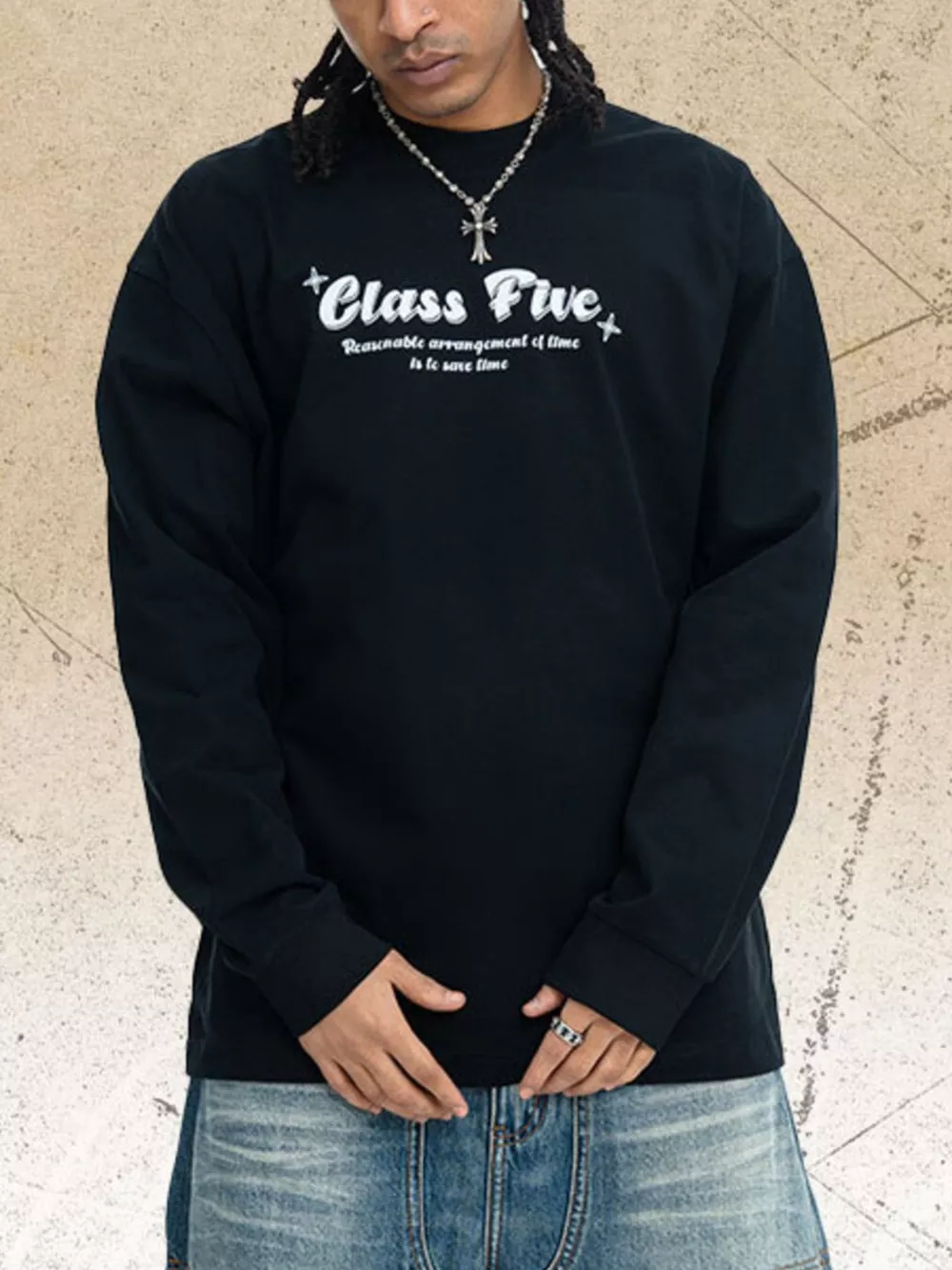 Men's Class Five Graphic Long Sleeve T-Shirt