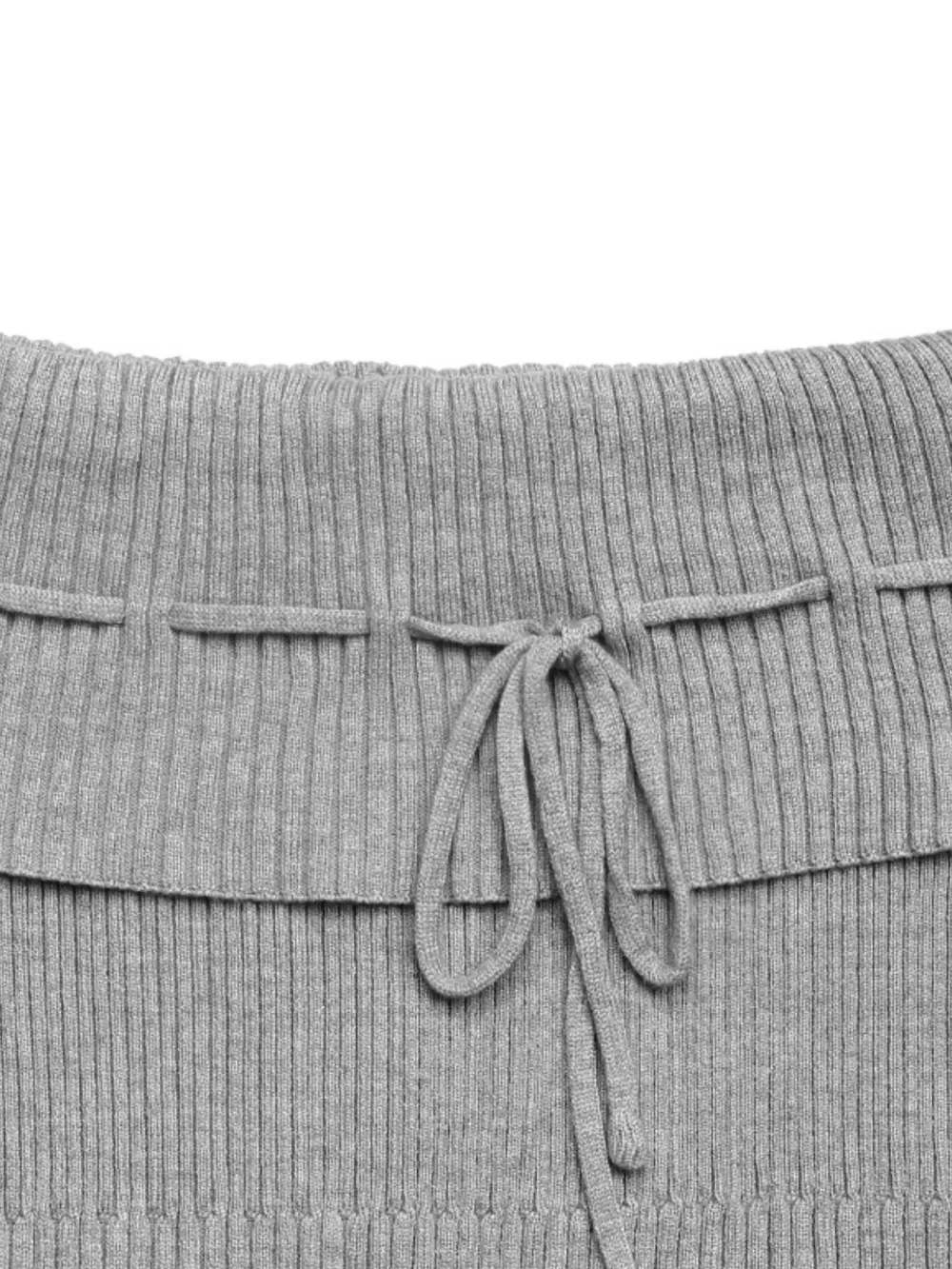 Tied Off-Shoulder Short Sleeve Knit Top, image 4