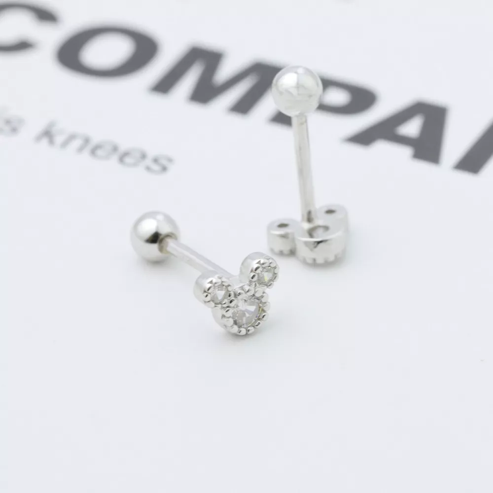 Mickey Mouse Stud Earrings, image 2