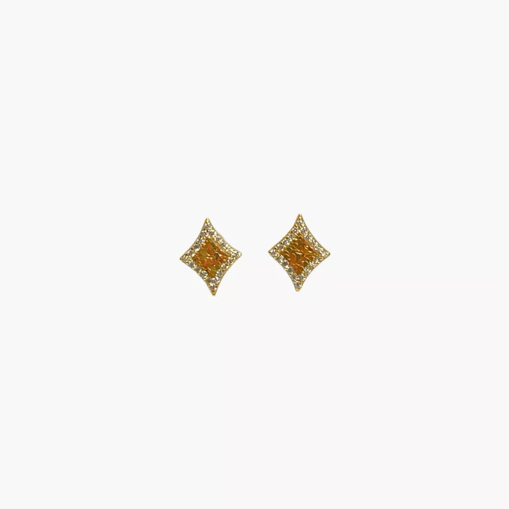 Geometric Stud Earrings, image 4
