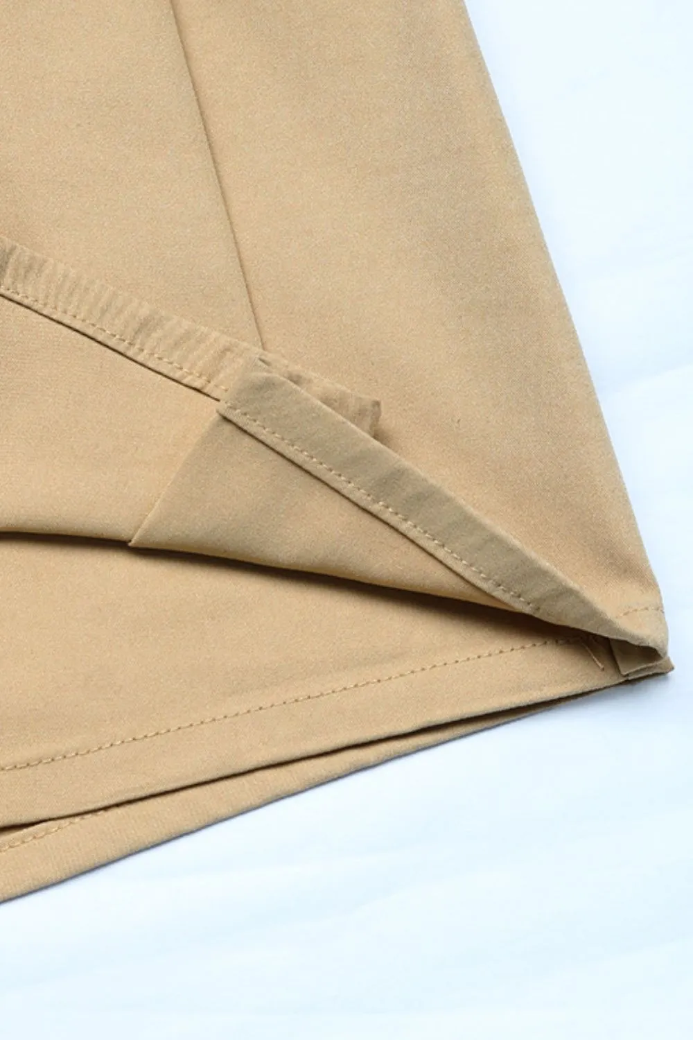 Pleated High Rise Shorts, image 2