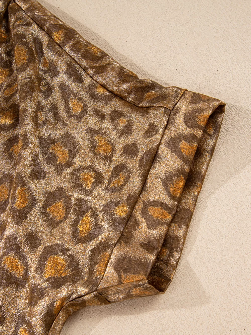 Leopard Print Button-Down Shirt, image 2