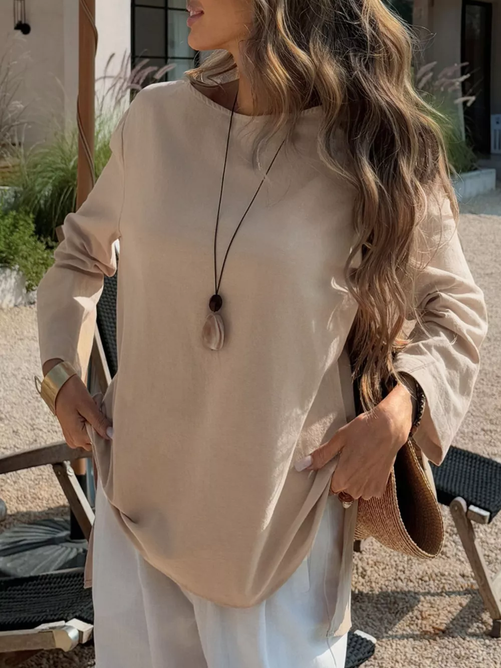 Casual Loose Long Sleeve Blouse, image 2