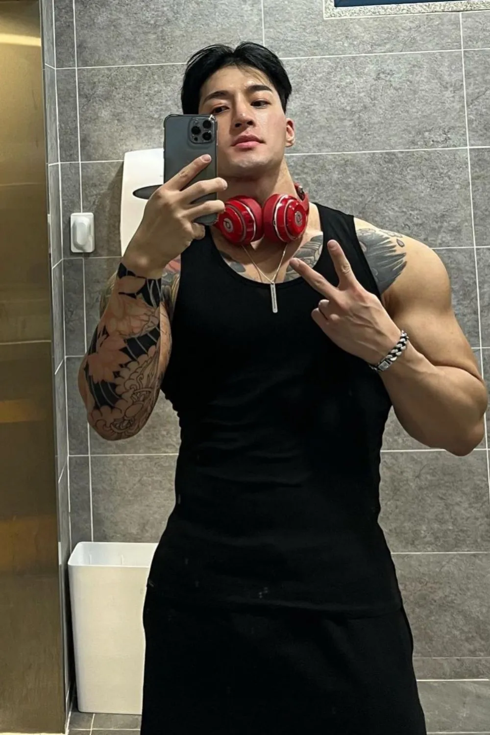 Men's Plus Size Round Neck Tank, image 5