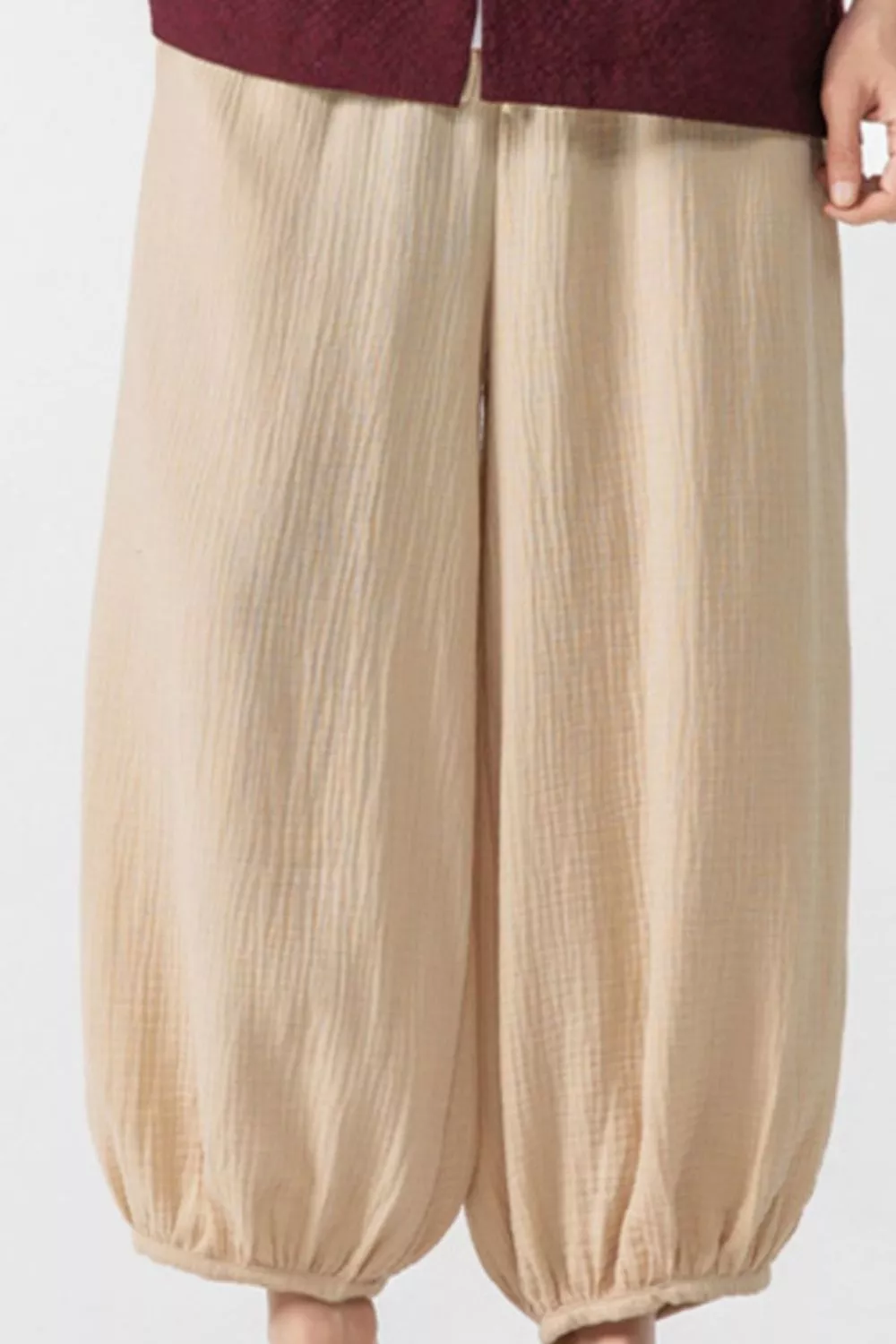 Men's Plus Size Loose Fit Harem Pants, image 3