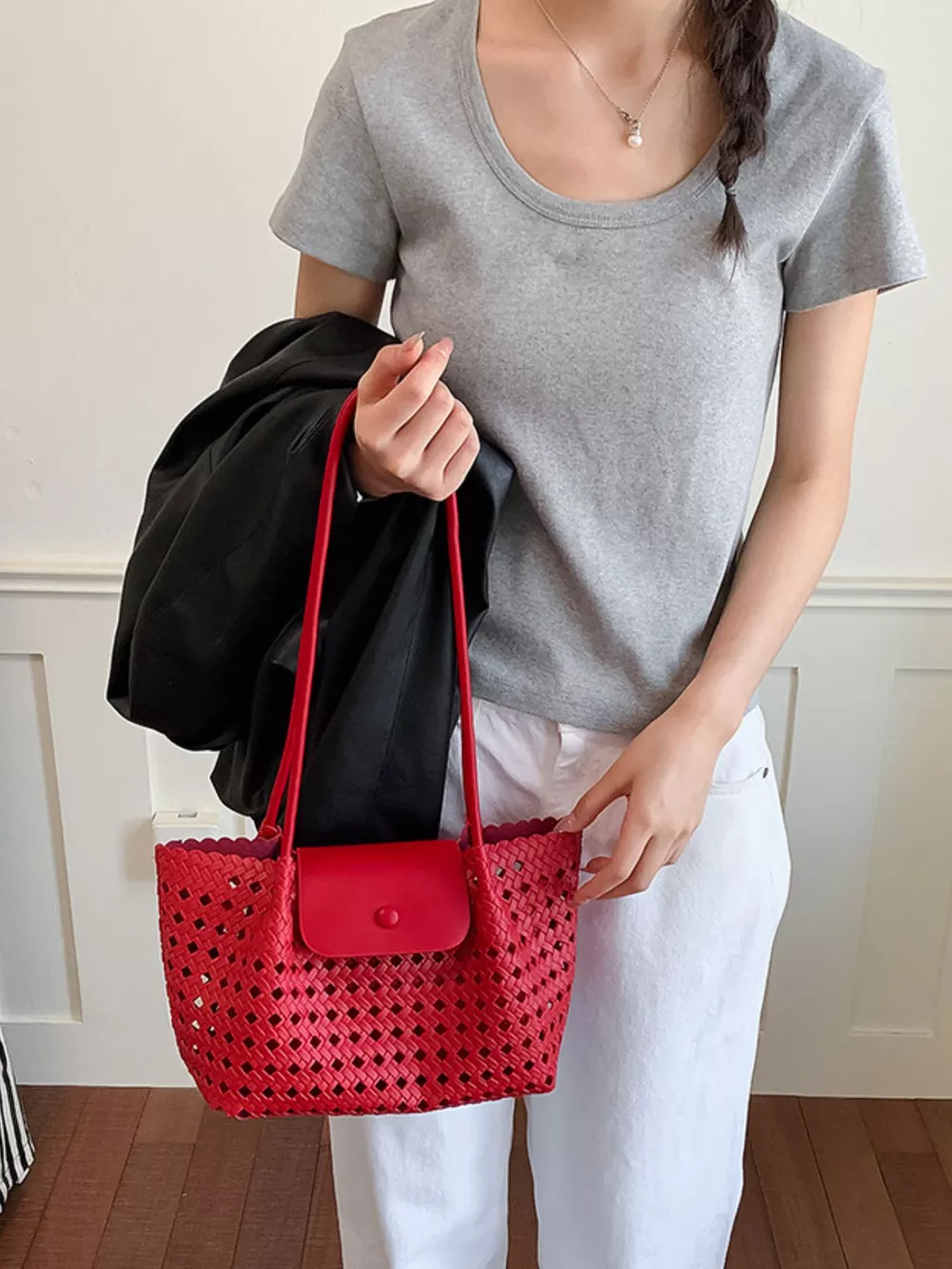 Hollow-Out Shoulder Bag, image 5