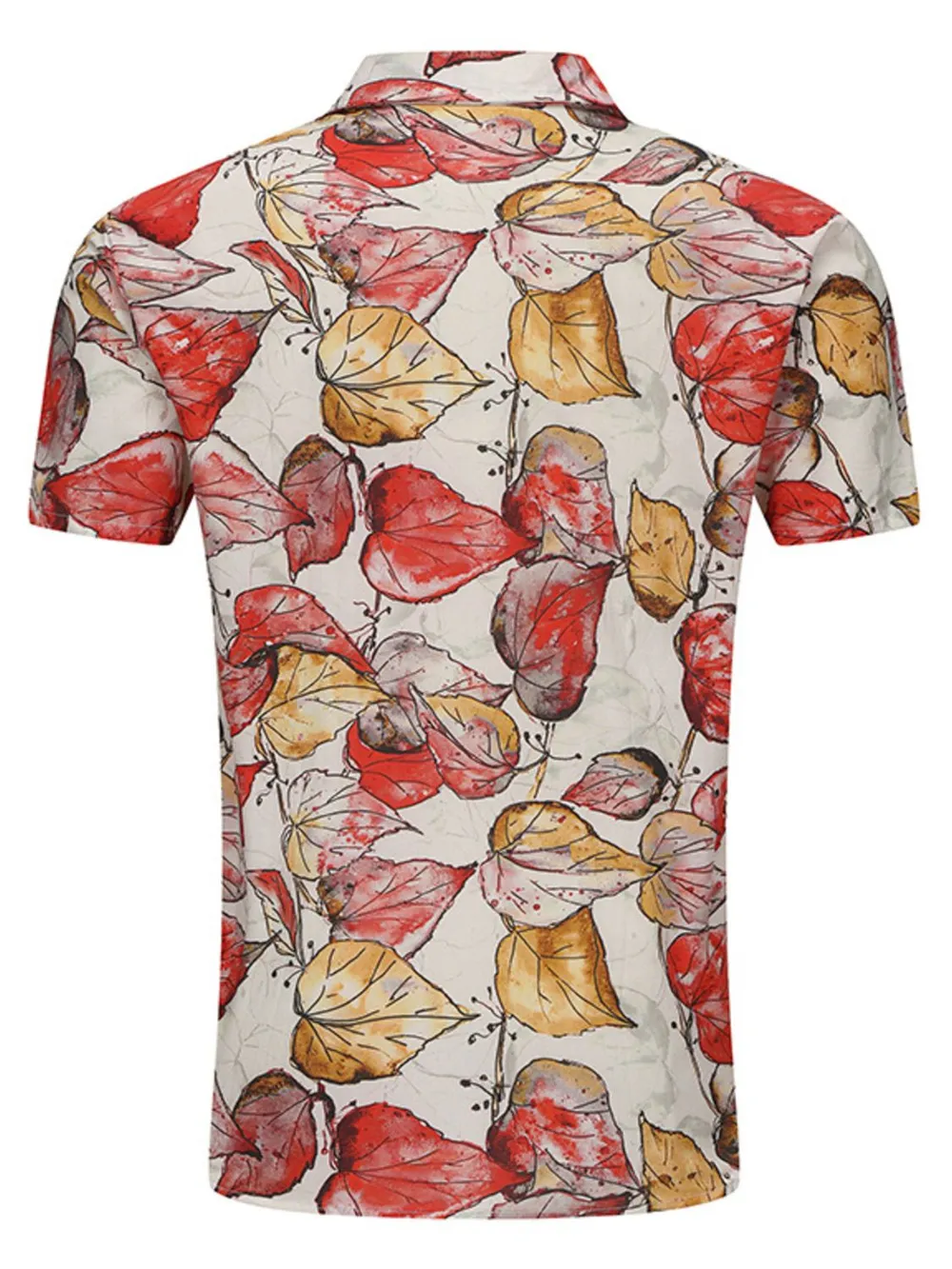 Men's Plus Size Printed Button Up Long Sleeve Shirt, image 3