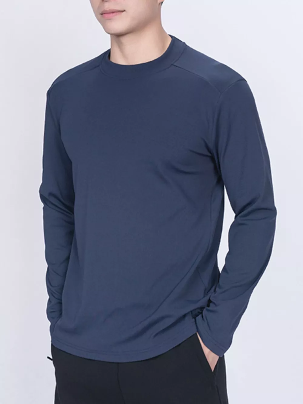 Men's Plus Size Long Sleeve T-Shirt, image 6