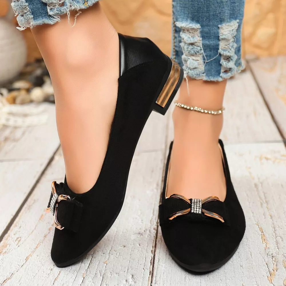 Point Toe Block Heels Slip-Ons, image 3