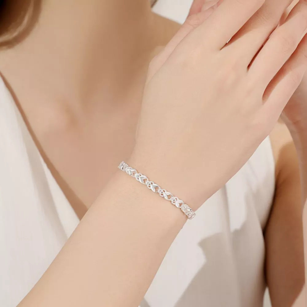 925 Sterling Silver Chain Bracelet, image 2
