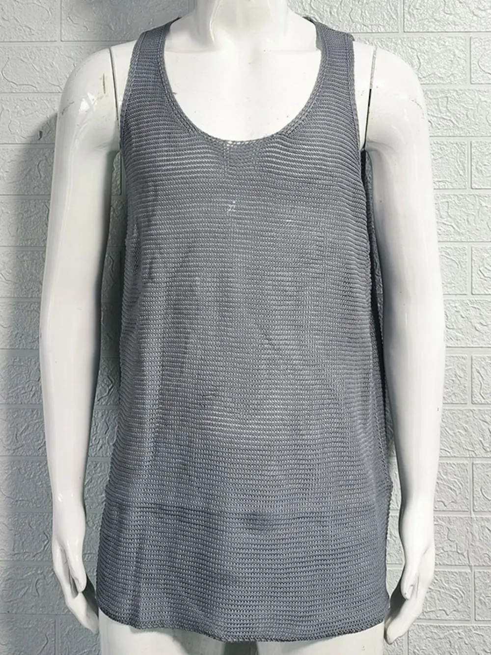 Men's Plus Size Scoop Neck Knit Tank, image 10