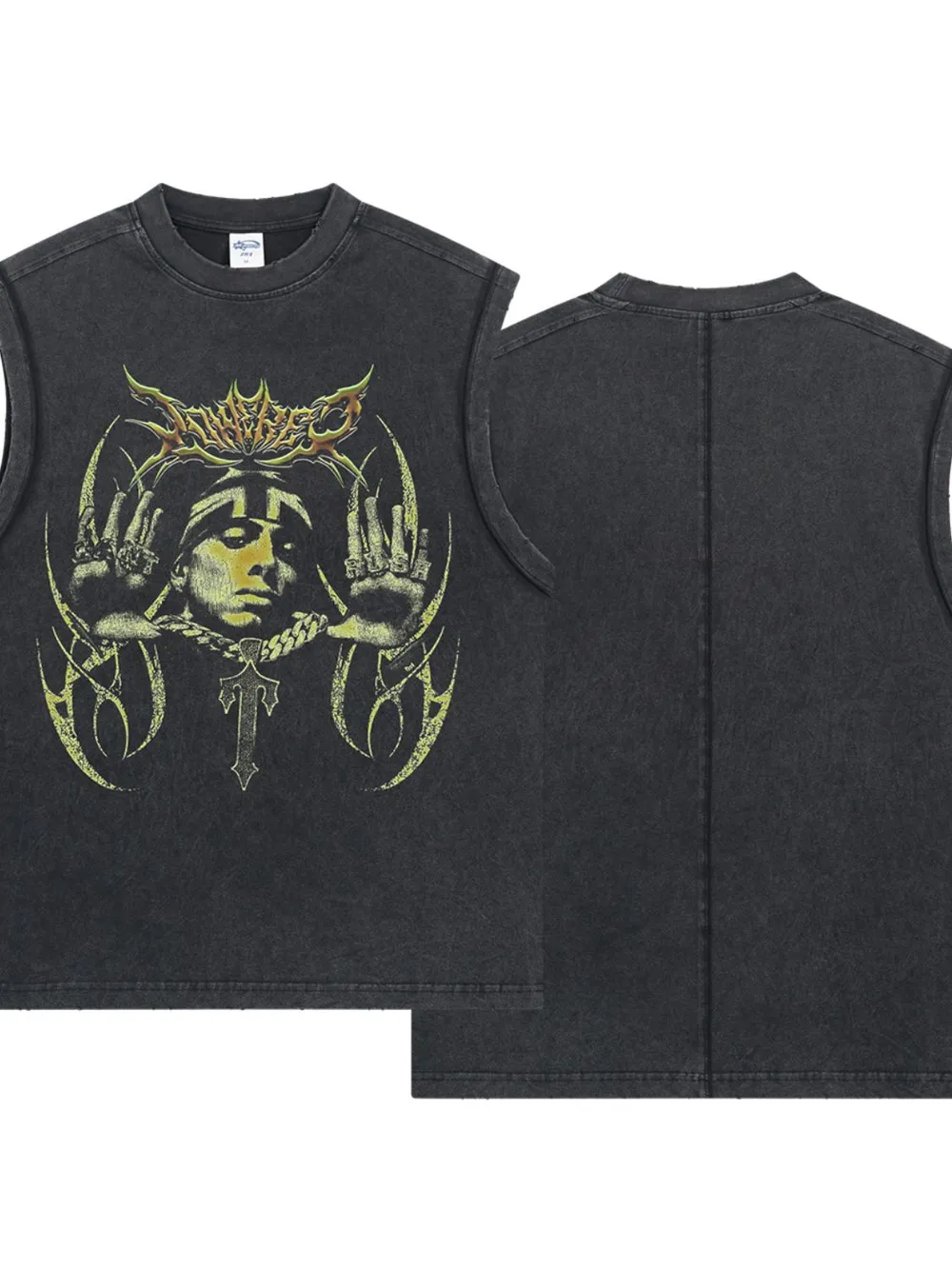 Men's Graphic Round Neck Tank, image 5