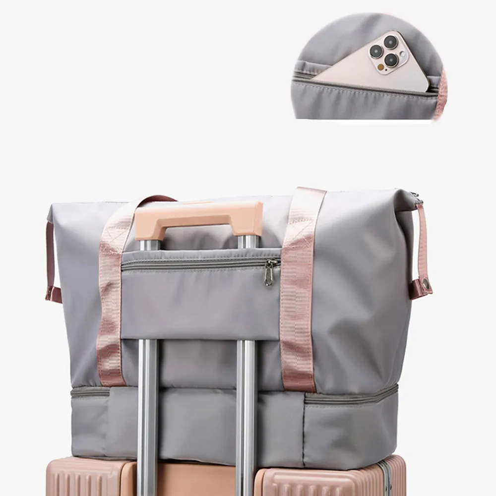 Multi Pocket Nylon Travel Bag, image 7