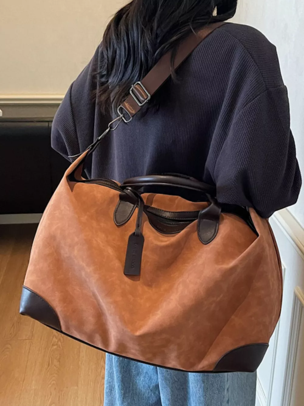 Vintage Large Capacity Travel Bag, image 5