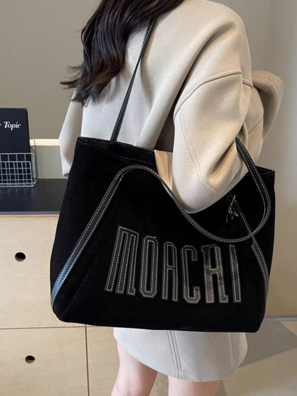 Casual Letter Shoulder Bag, image 5