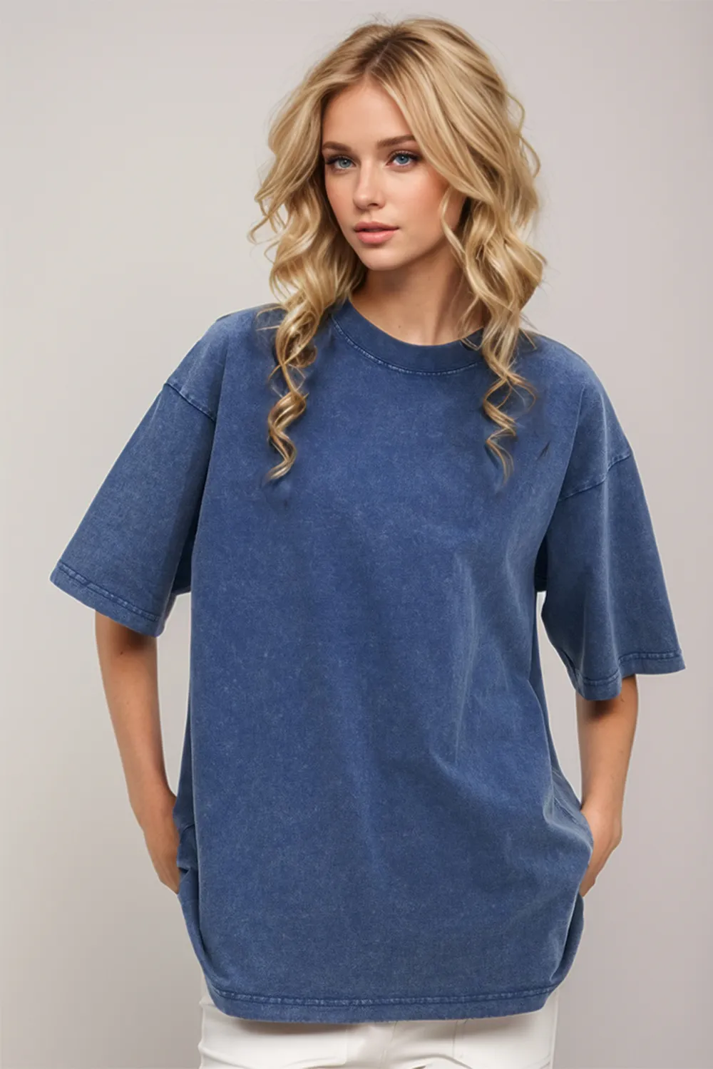 Round Neck Half Sleeve T-Shirt, image 5