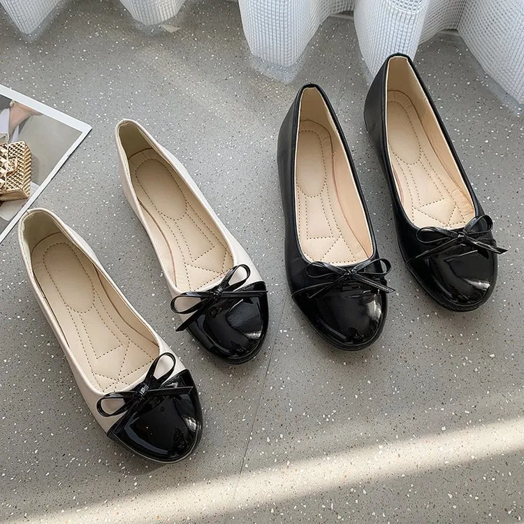 Round Toe Bow Flats, image 2