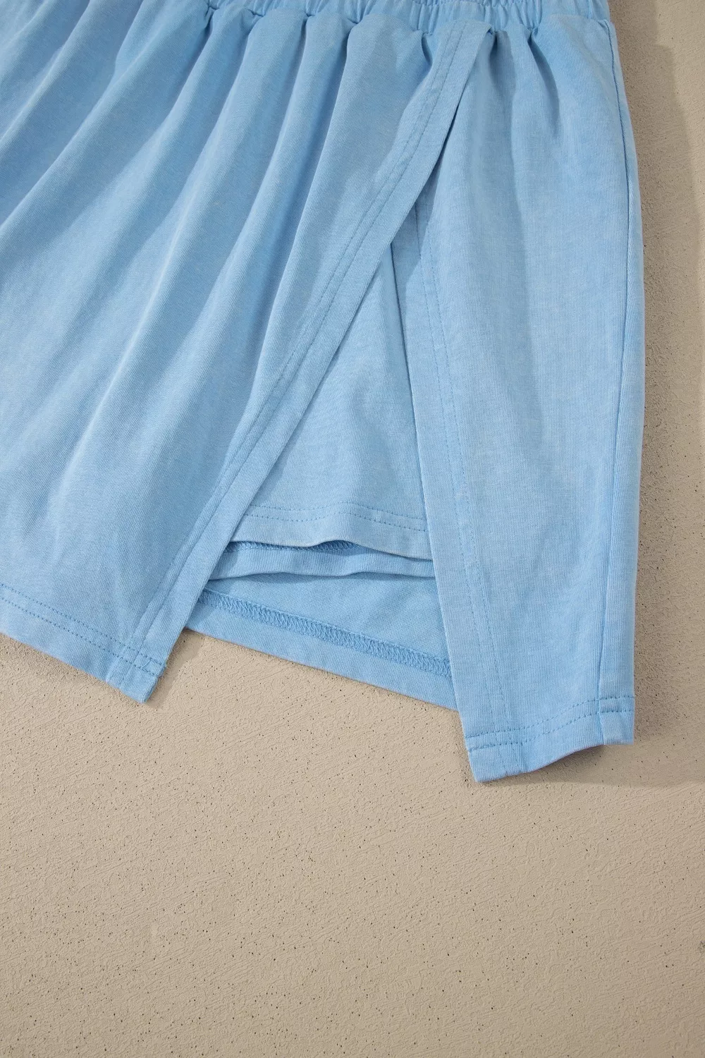 Casual V-Neck Short Sleeve Top and Skort Set, image 10