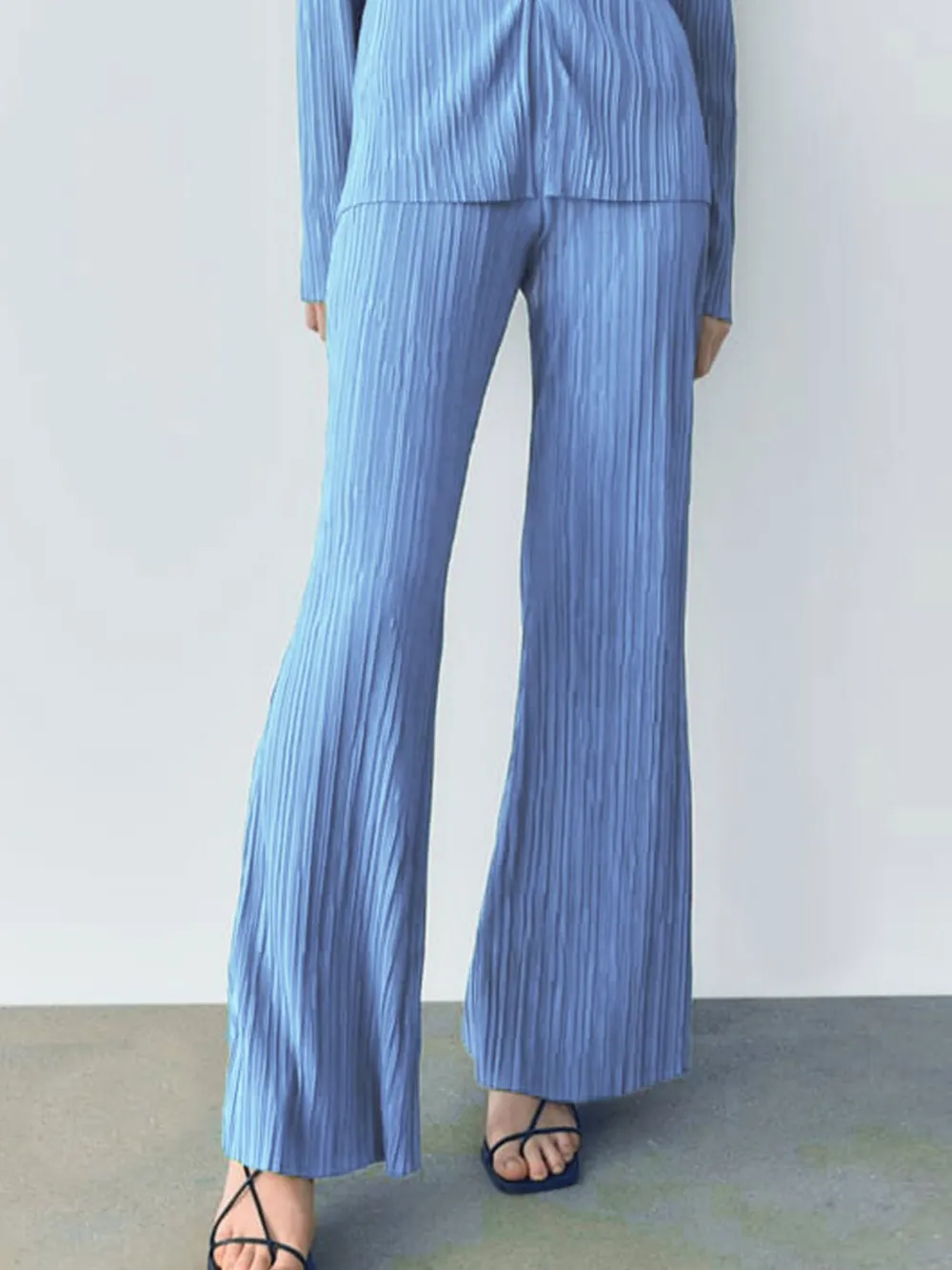 Texture Long Sleeve Top and Pants Lounge Set, image 7