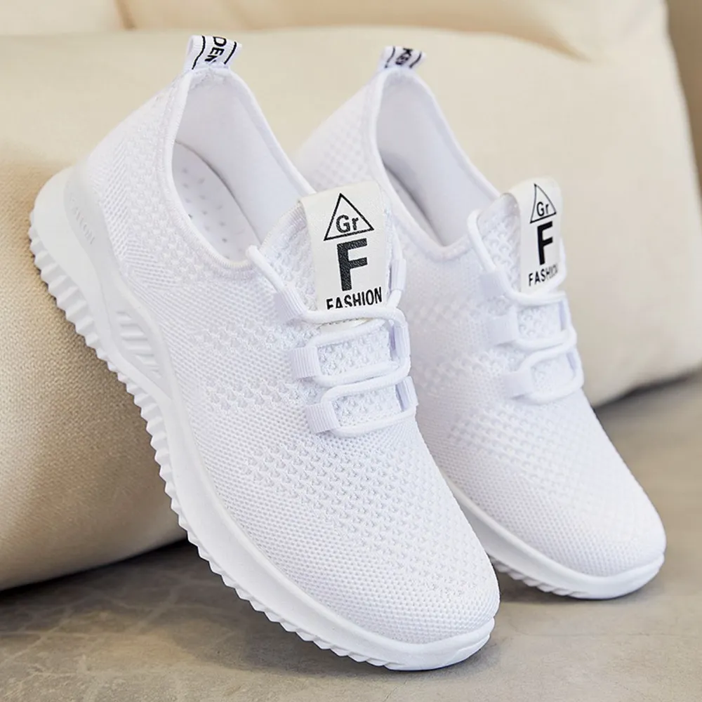 Breathable Mesh Lace Up Athletic, image 2