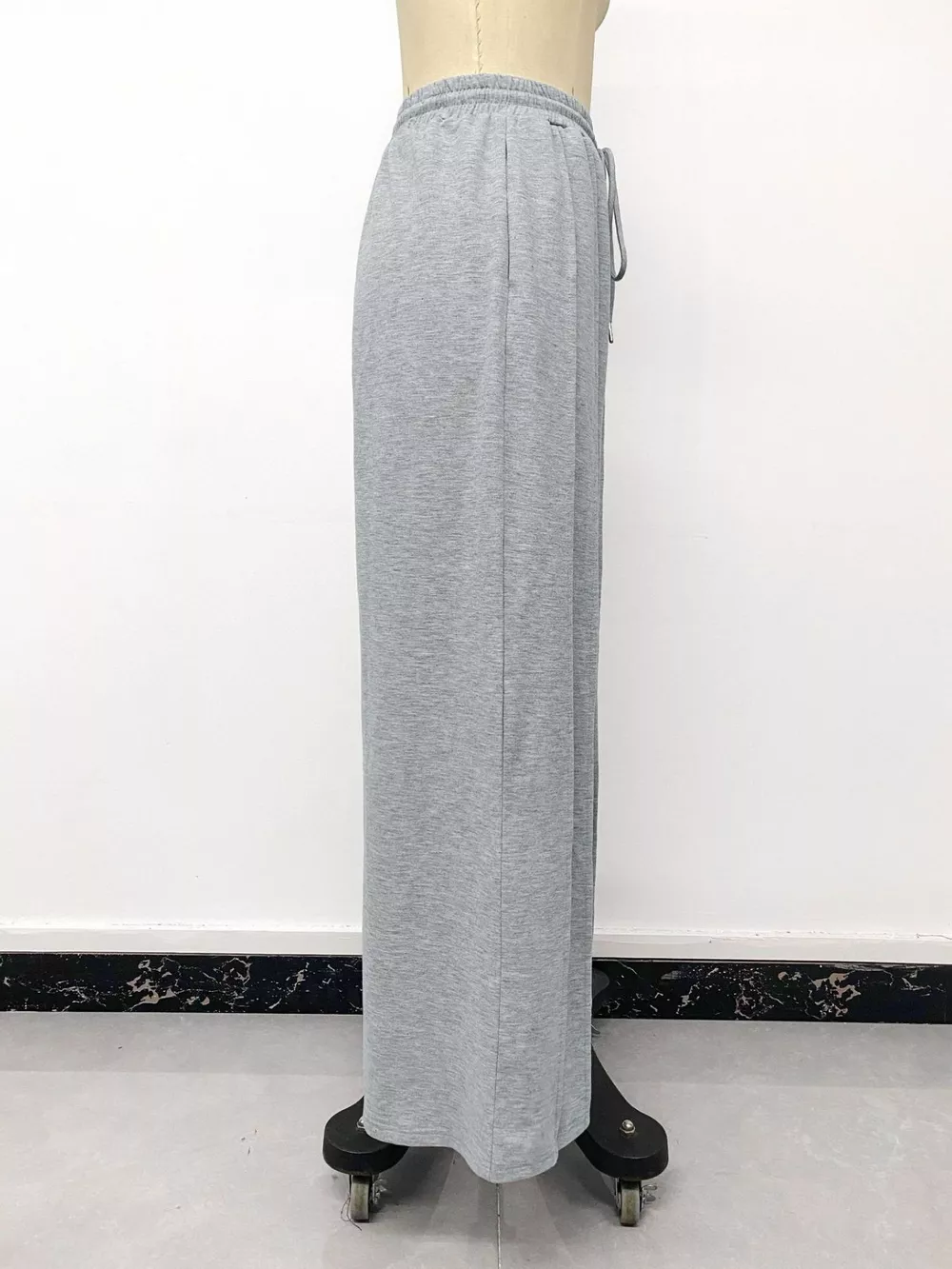 Drawstring Wide-Leg Sweatpants, image 7
