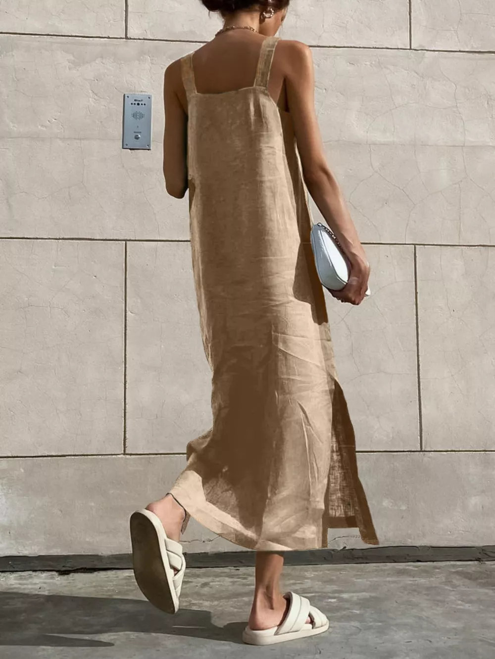 Side Slit Sleeveless Midi Dress, image 14