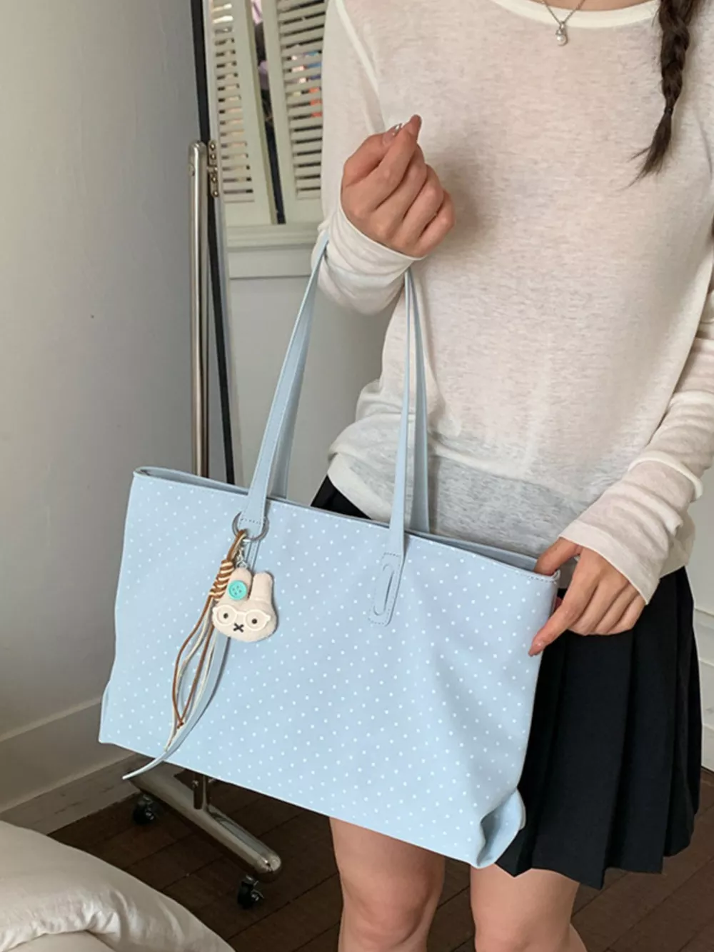 Polka Dot Shoulder Bag, image 5