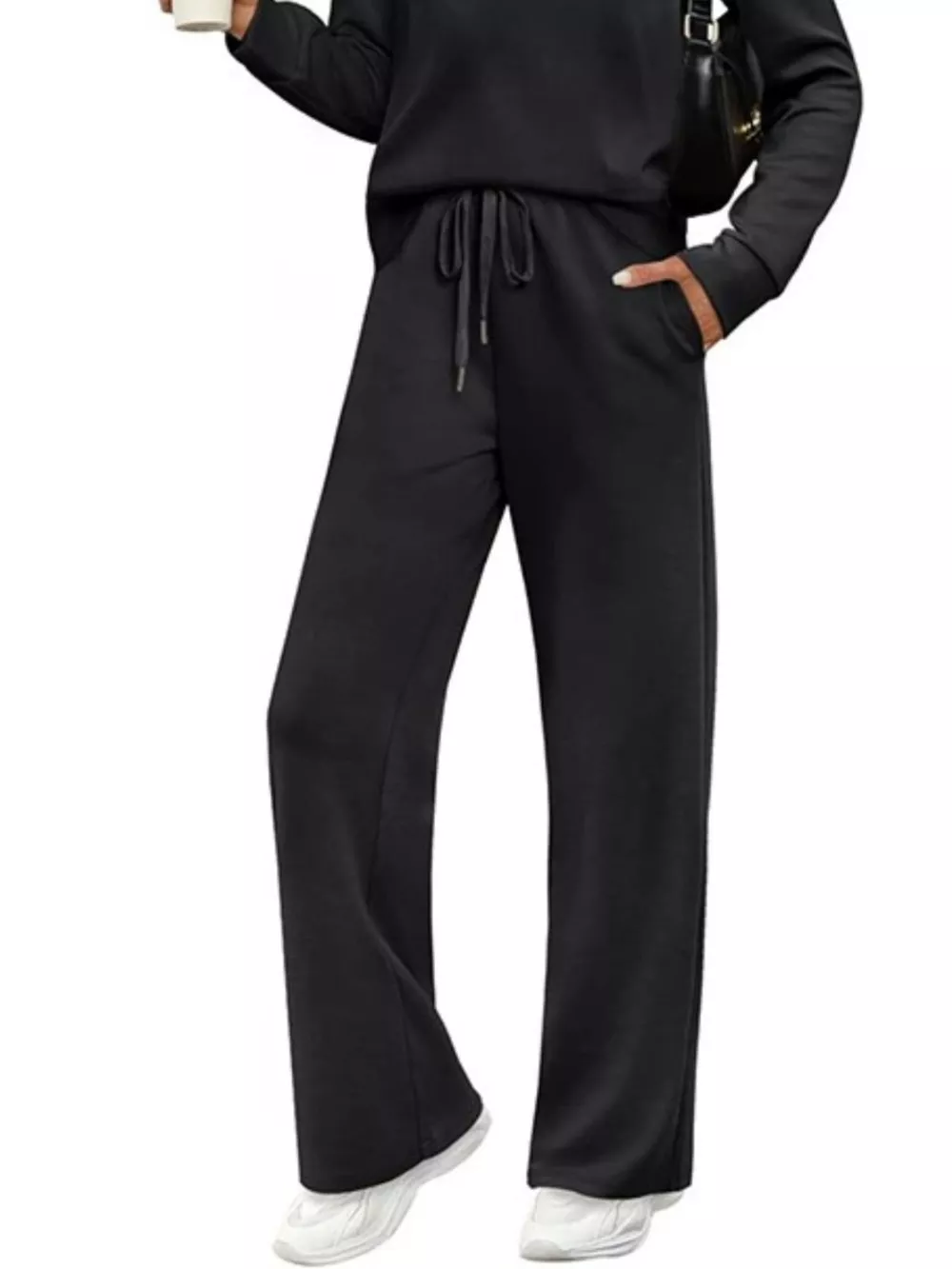 Full Size Casual Long Sleeve Crewneck Top and Drawstring Pants Set Plus Size, image 6