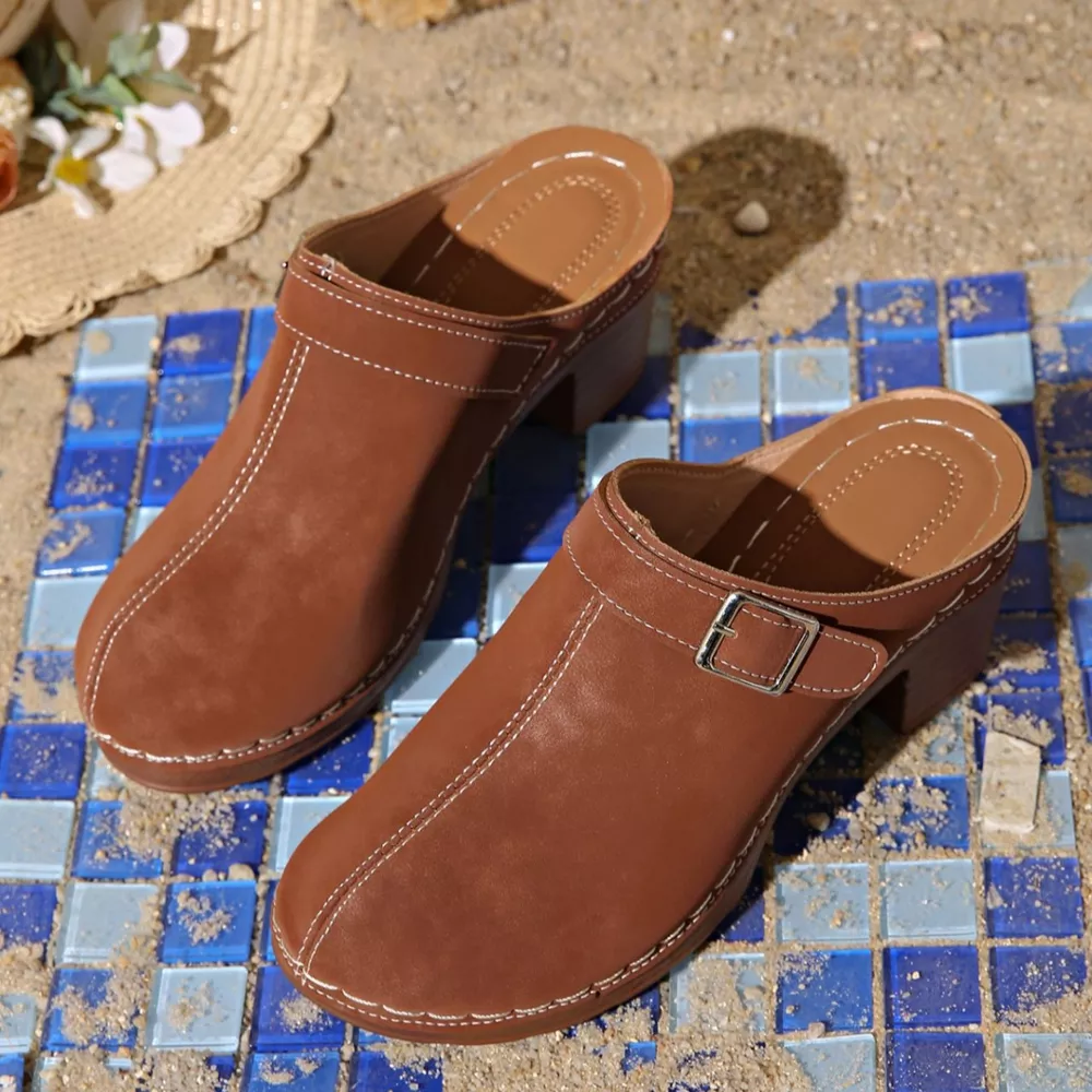 Round Toe Platform Slip-Ons, image 13