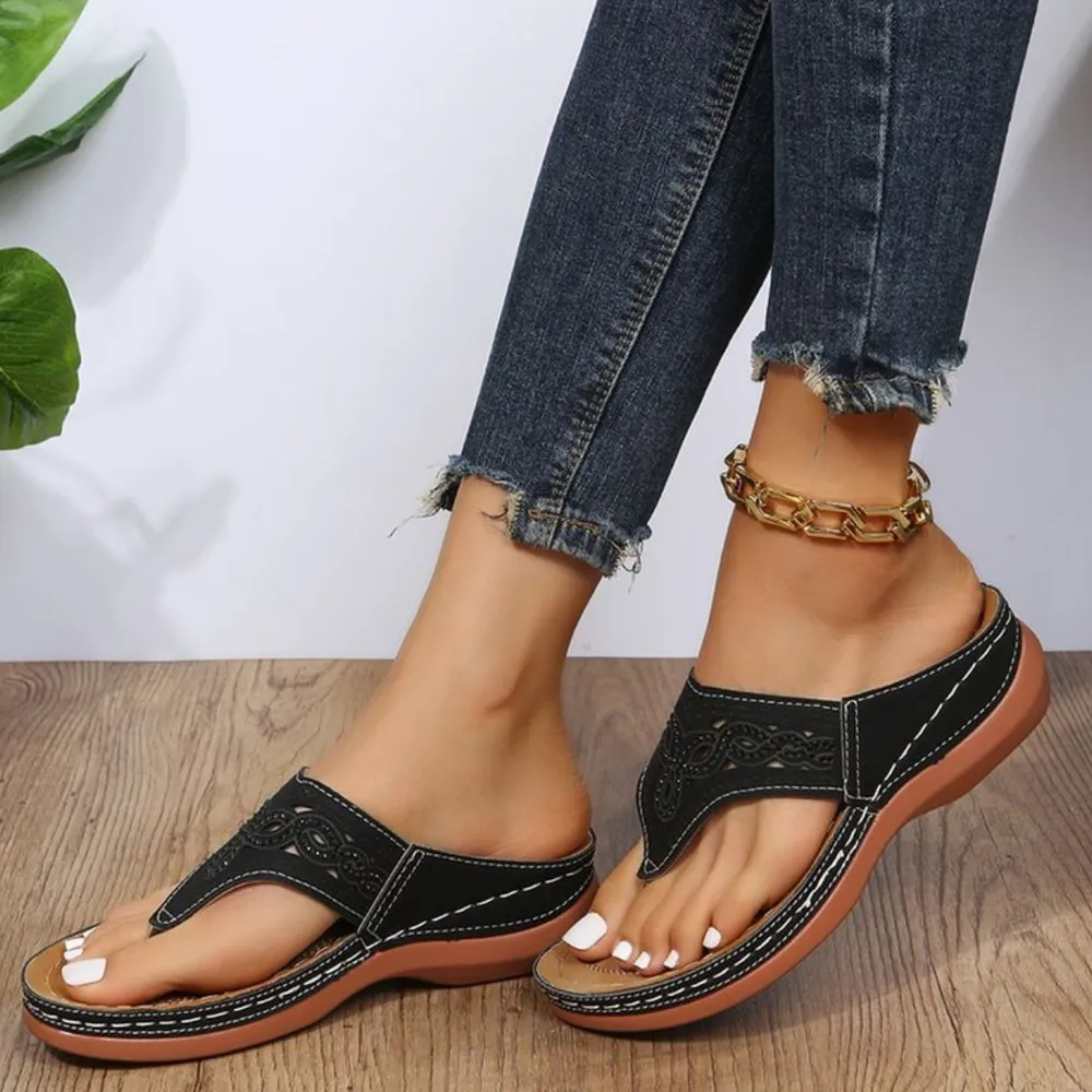 Toe Post Platform Sandals, image 3