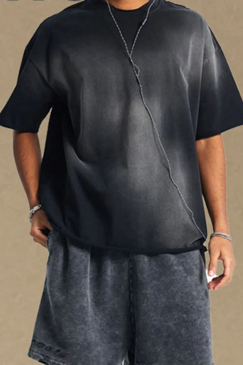 Men's Round Neck Half Sleeve T-Shirt, image 2