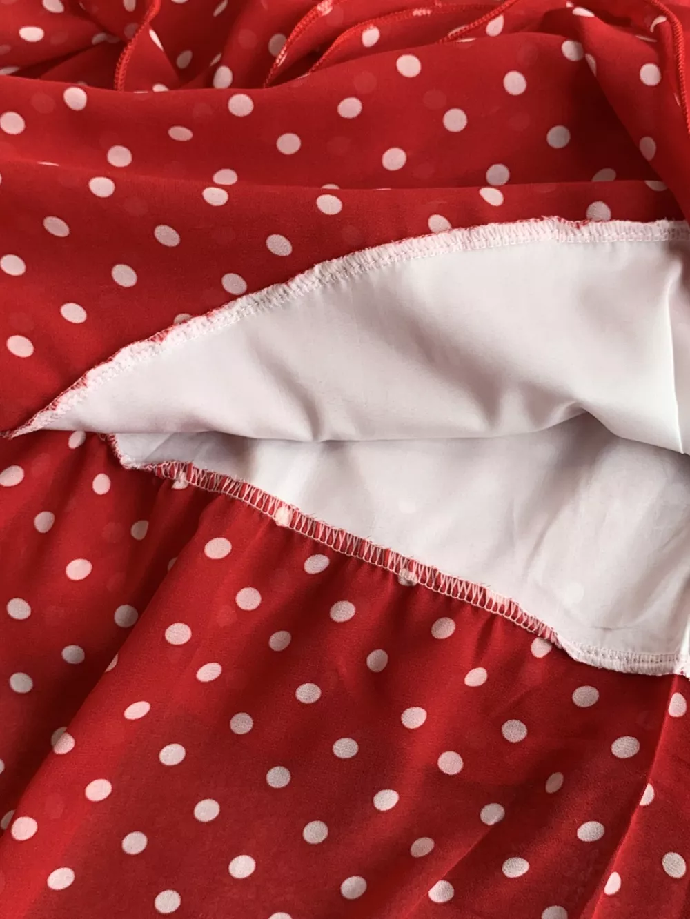Polka Dot Ruffled Tiered Dress, image 7