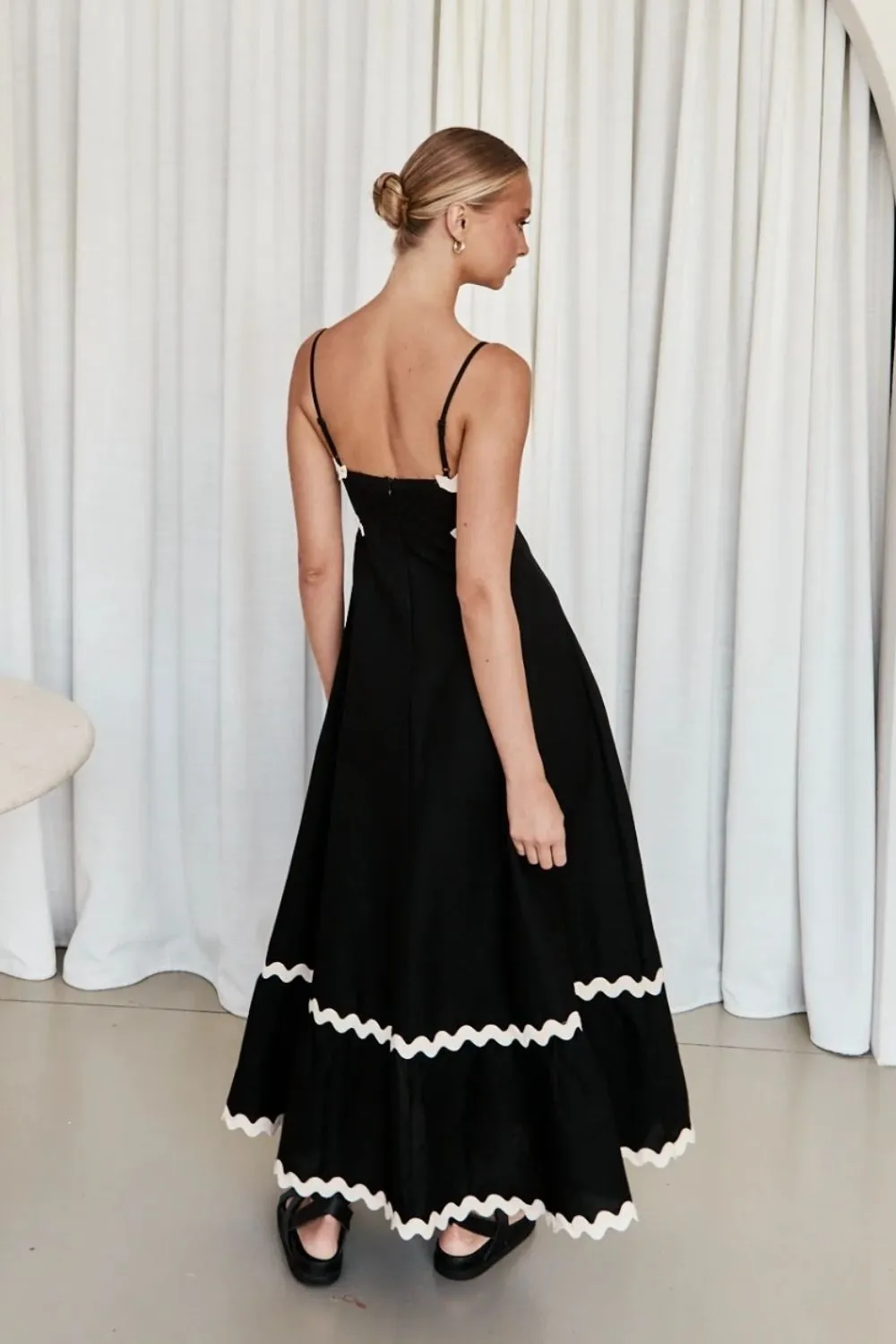 Spaghetti Strap Maxi Dress, image 3