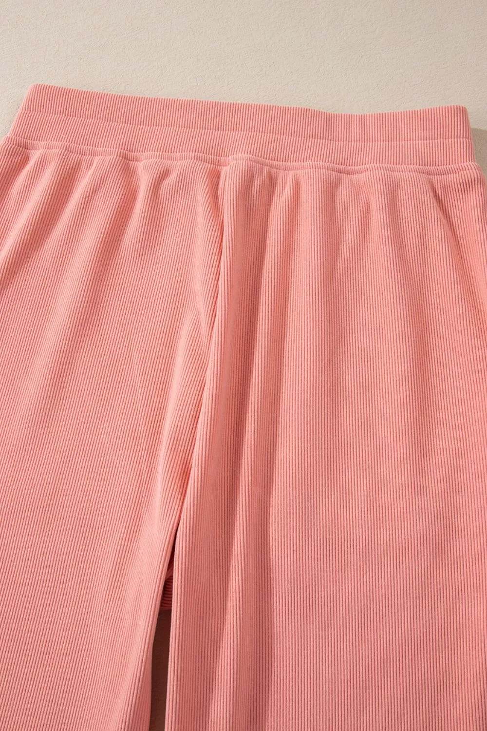 Round Neck Long Sleeve Top and Pants Set, image 14