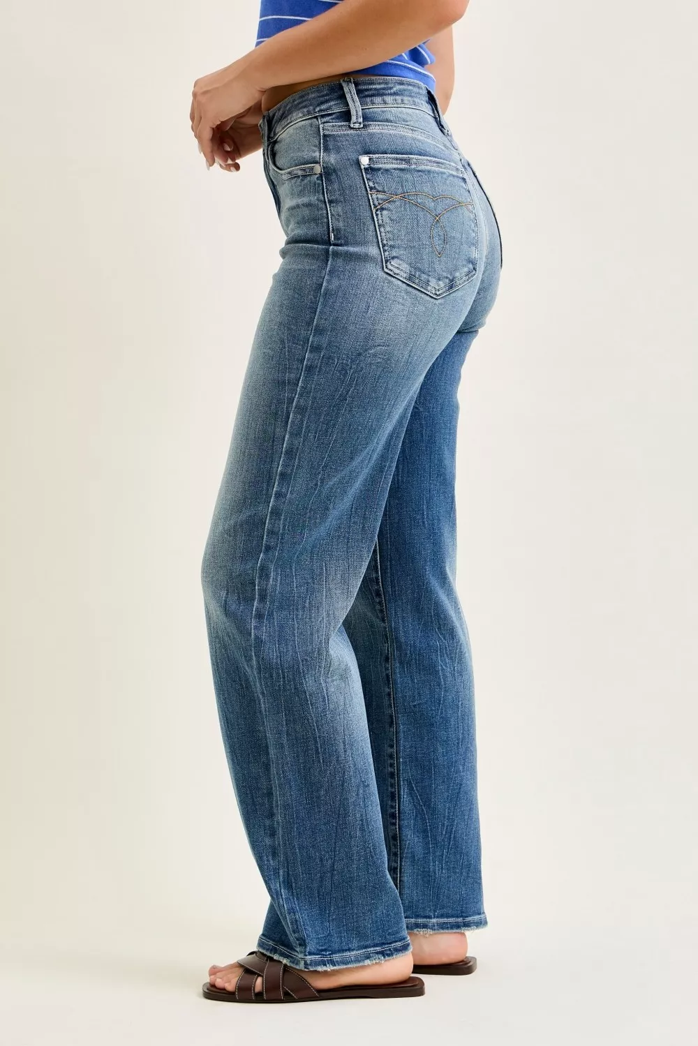 Mid Rise 90s Straight Jeans, image 3