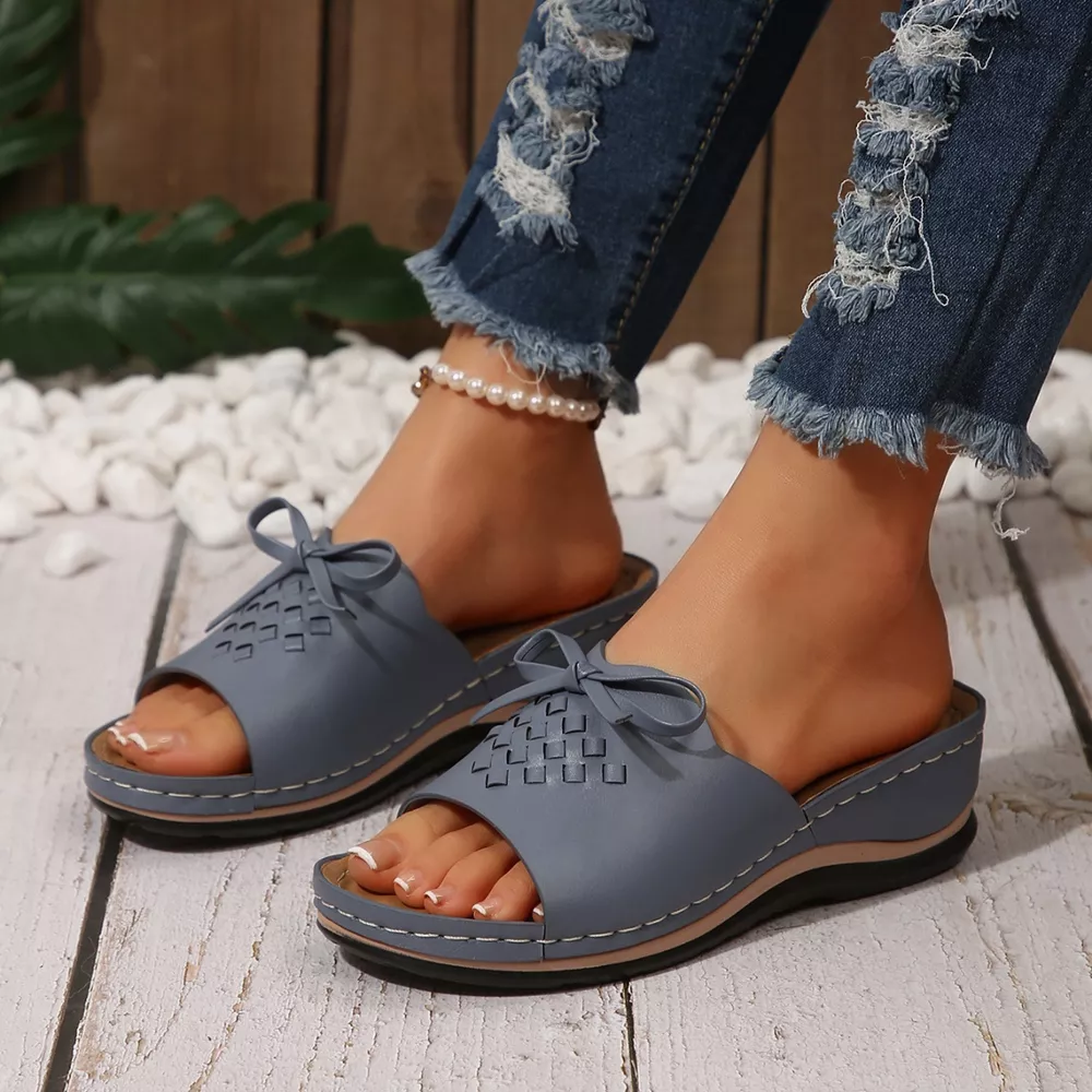 Open Toe Wedge Sandals, image 2
