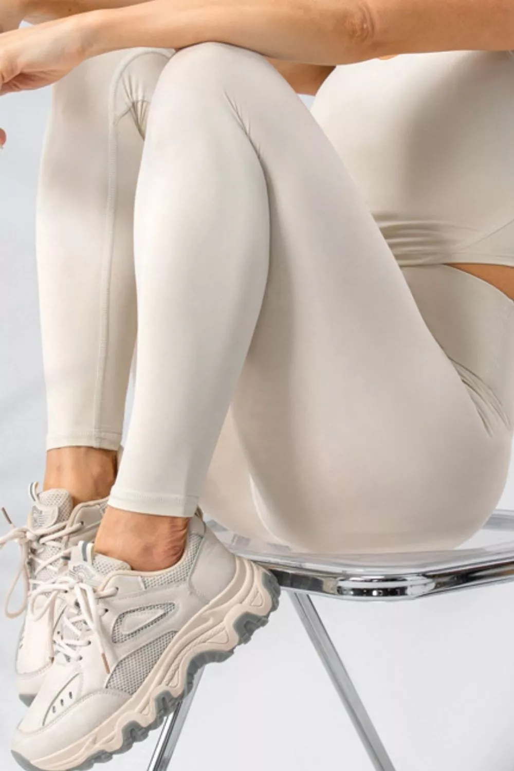 High-Waisted Seamless Active Leggings, image 3