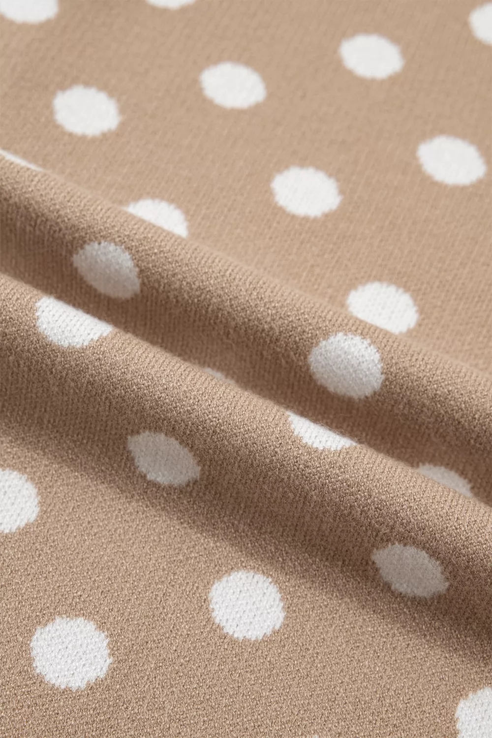 Polka Dot Short Sleeve Button Down Sweater Cardigan, image 11