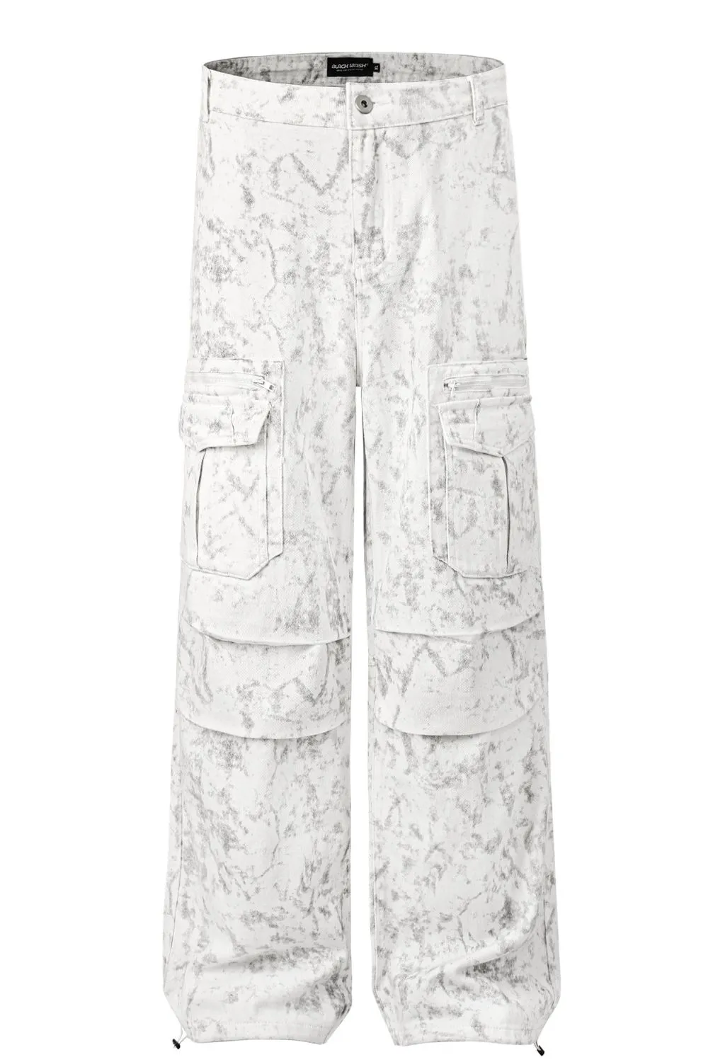Men's Wide Leg Cargo Pants, image 3