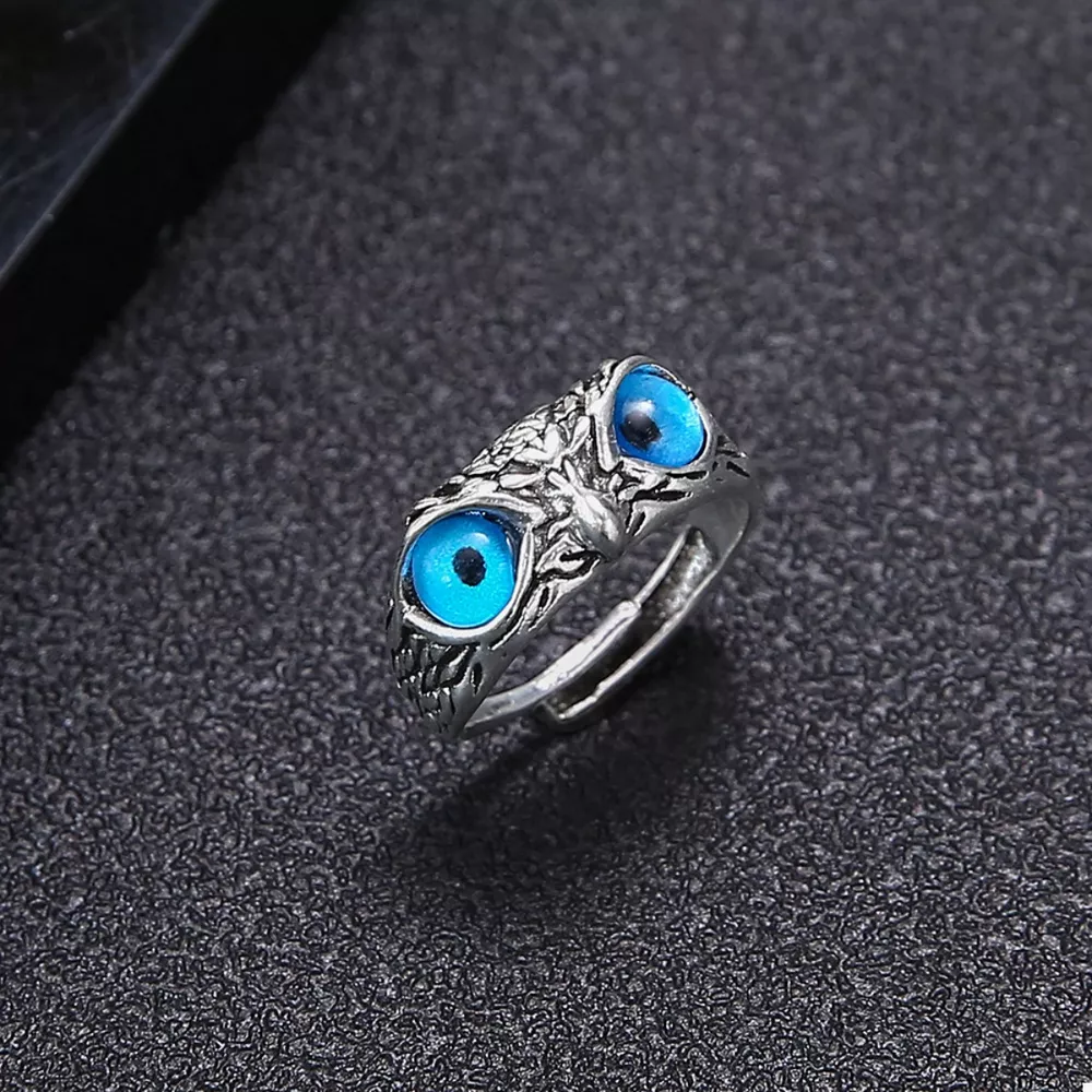 Alloy Owl Eyes Ring, image 7