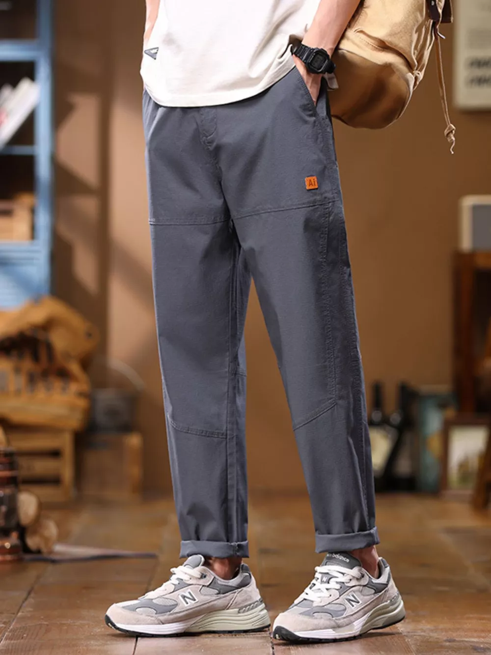Men's Full Size Loose Fit Pants Plus Size, image 5