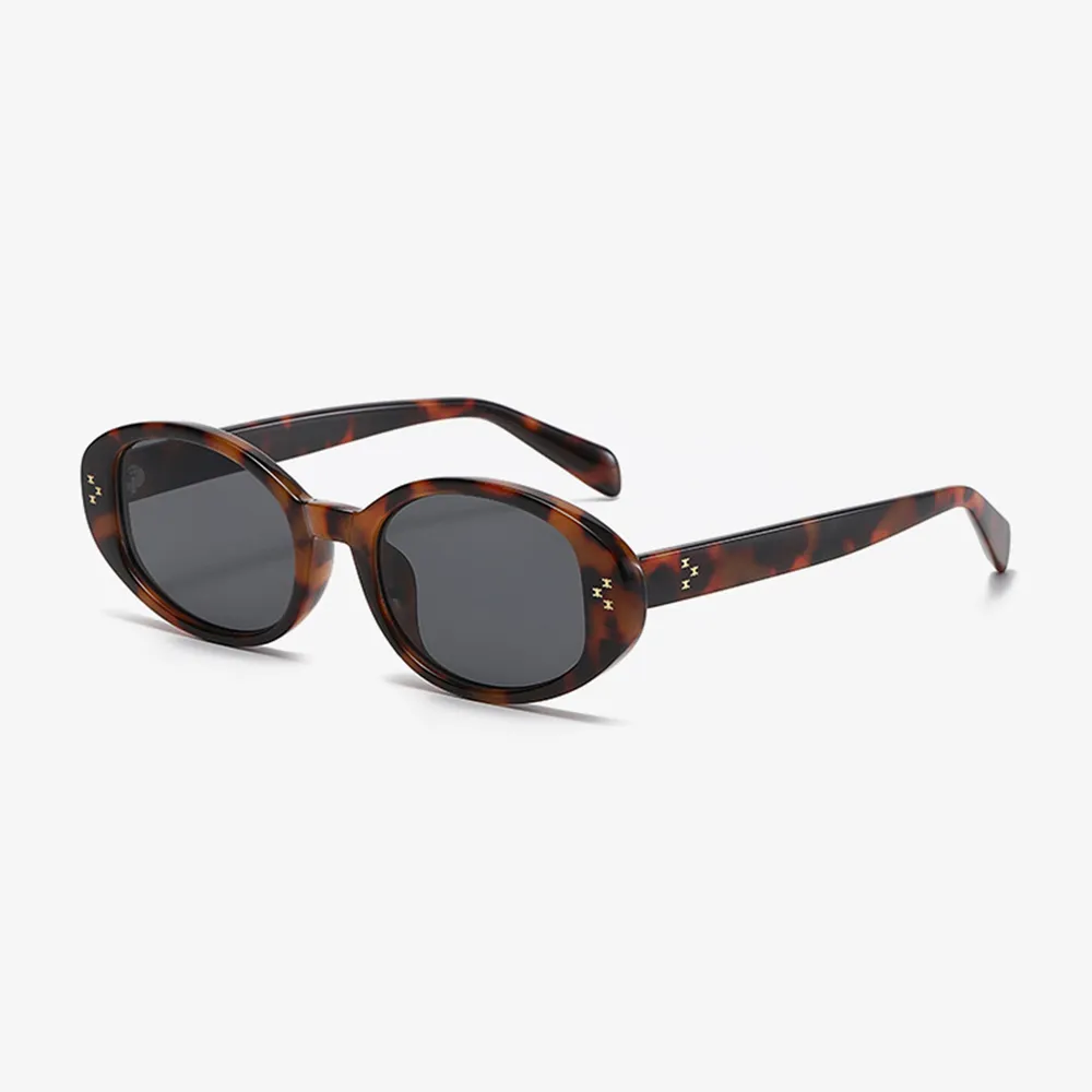 Polycarbonate Frame Oval Sunglasses, image 2