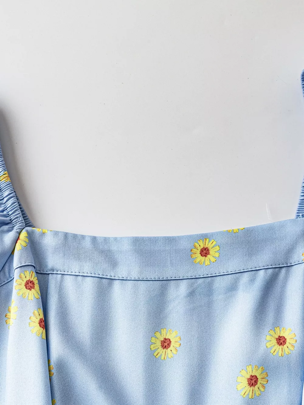Daisy Print Puff Sleeve Tiered Maxi Dress, image 4