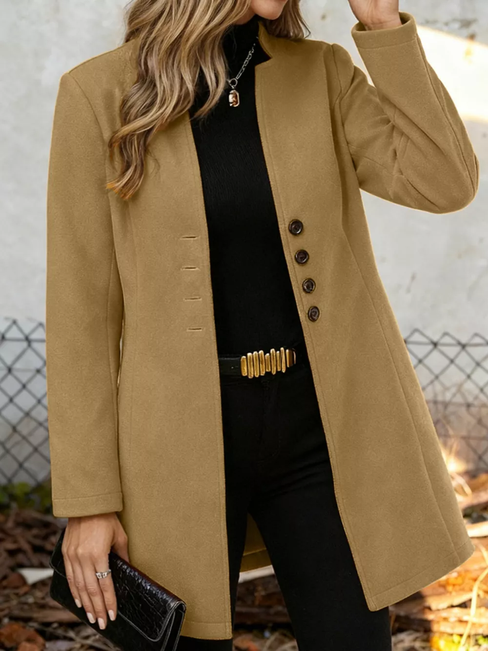 Button-Down Longline Outerwear, image 3