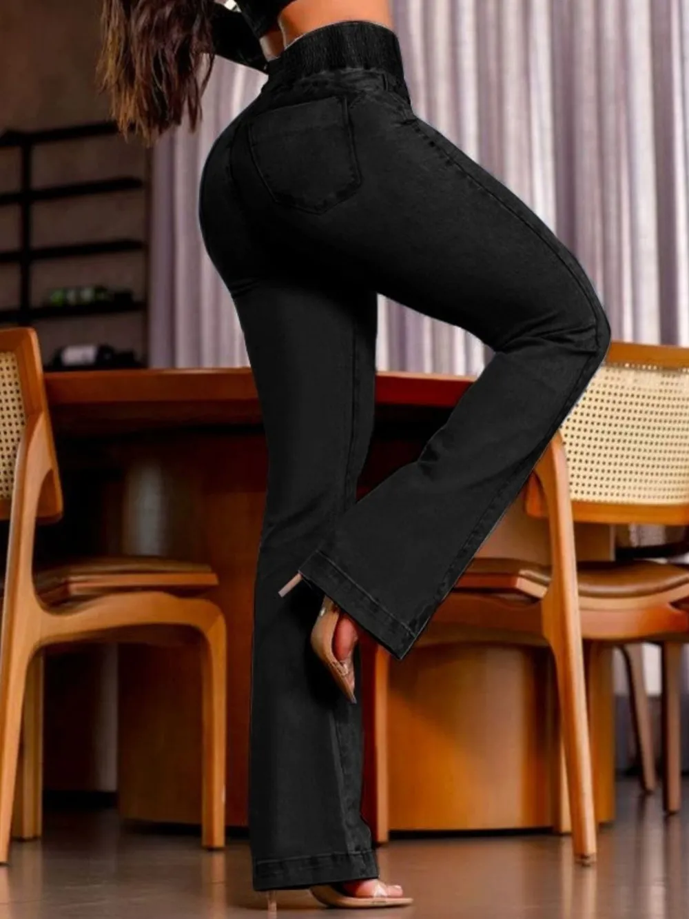 High Rise Bootcut Jeans, image 4
