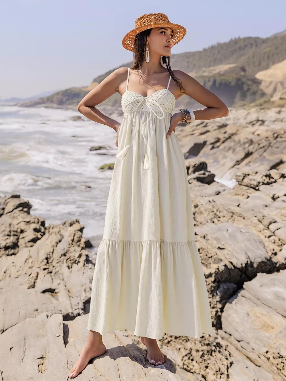 Sweetheart Neck Spaghetti Strap Dress