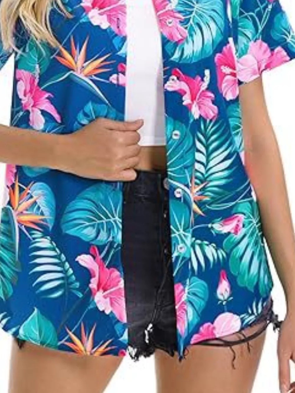 Plant Print Short Sleeve Shirt, image 27