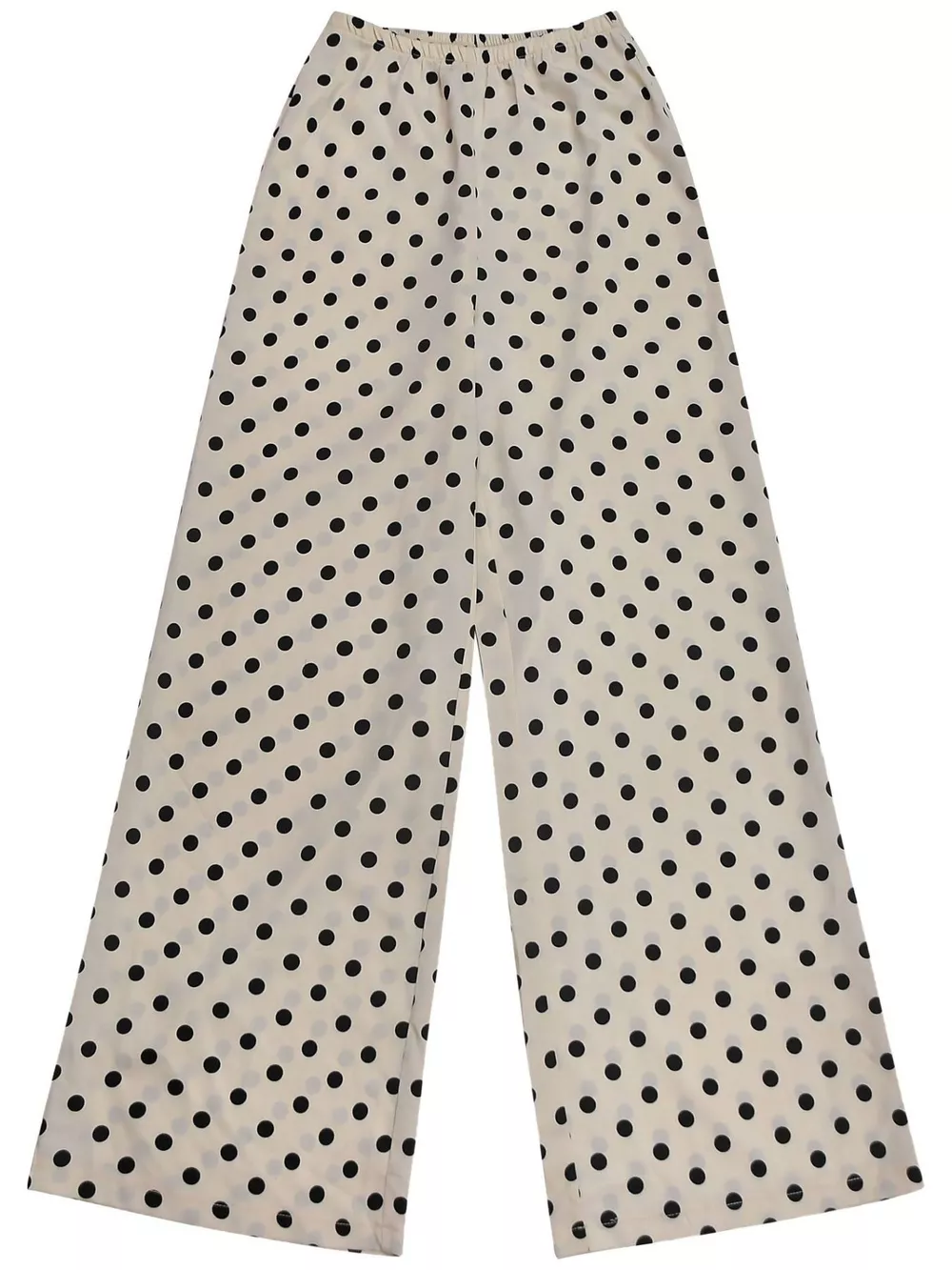 Polka Dot Halter Neck Cami and Fringe Trim Pants Set, image 7